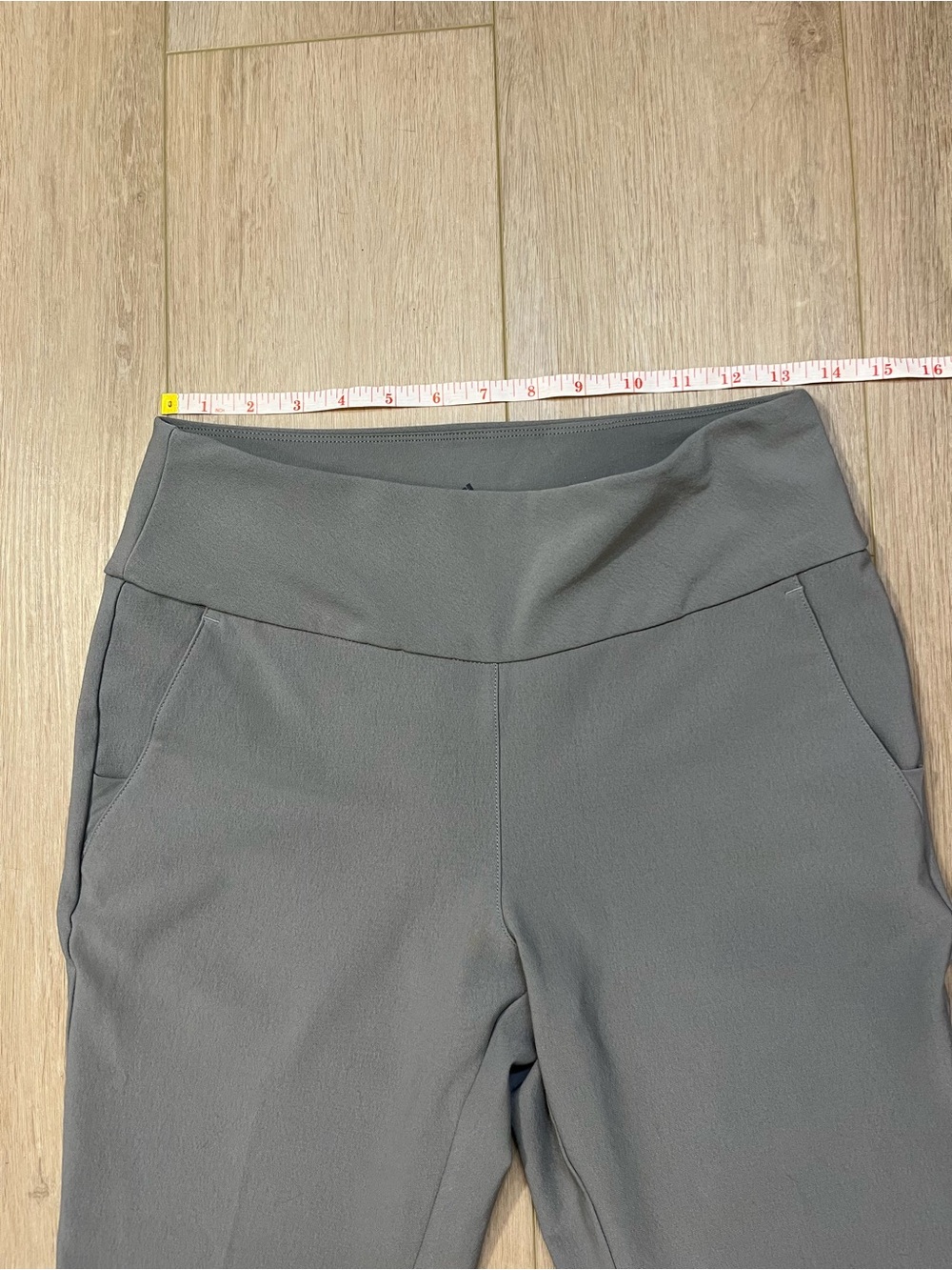 ADIDAS Women's Grey Pull-On Stretch Trousers - FREE SHIPPING on Bundles $95+ - Picture 12 of 14
